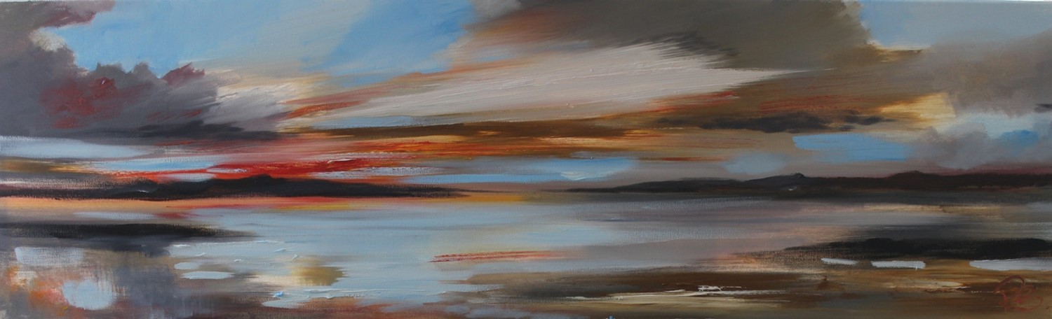 'Sunset Out West ' by artist Rosanne Barr